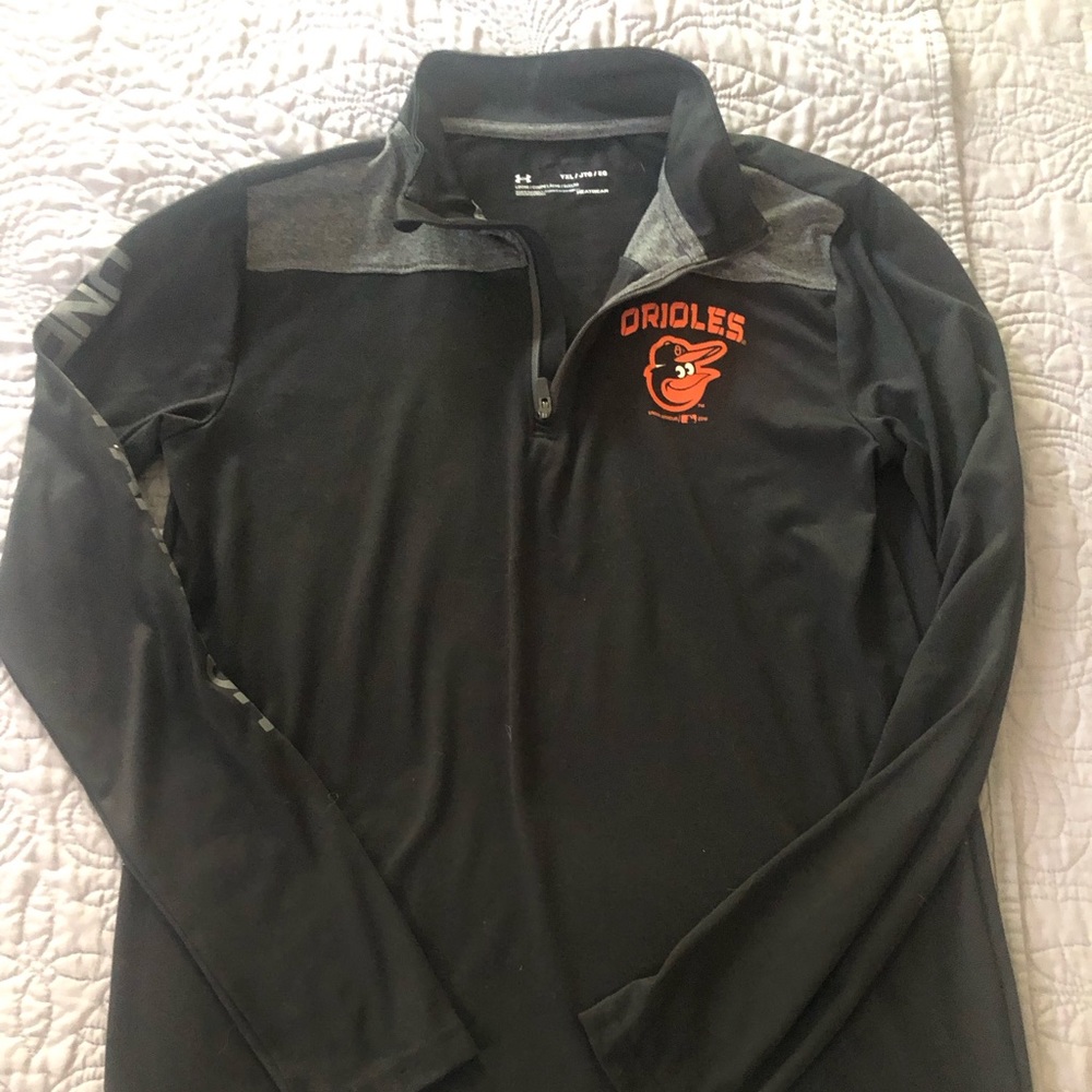 Barely worn Orioles quarter zip pullover